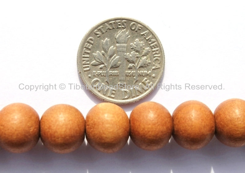 9mm Sandalwood Beads - Indiodyssey