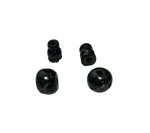 2 SETS - Black Bone Inlaid Tibetan Guru Bead Sets - Tibetan Mala Guru Beads - 3 Hole Guru Beads - Mala Making Supply - GB123X