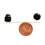 1 SET - Tibetan Dark Wood Guru Bead Set - Mala Making Supply 3 Hole Guru Bead - GB124E