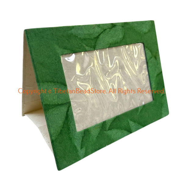 Handmade Lokta Paper Photo Frame from Nepal - HC140A