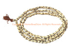 BIG Tibetan Skull Mala Necklace Prayer Beads - 108 BEADS - Handmade Beads - PB215BW