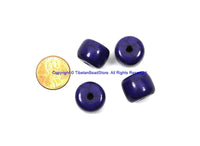 4 BEADS Purple Color Crackle Resin Beads - Crackle Resin Colored Beads - Purple Beads - B3201-4